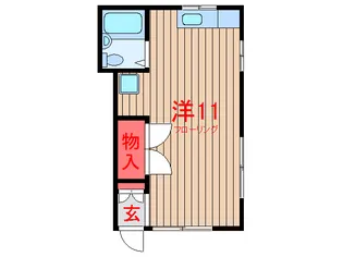 ピルツコーポ【1階】の間取り