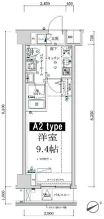 スクエアシティ向島【2階】の間取り