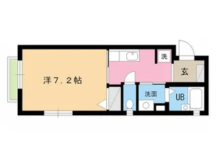 ヴィラあや【1階】の間取り