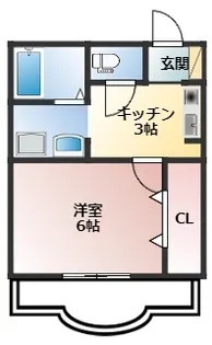 ドルミール木下【1階】の間取り