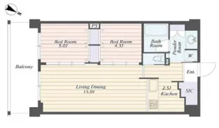 ART RESIDENCE IN OoTAKA-no-MORI【5階】の間取り