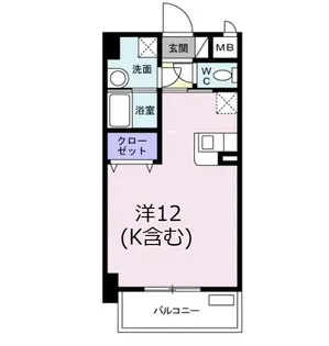 フリーデンSTII【6階】の間取り