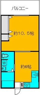 かねみつビル【3階】の間取り
