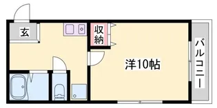 シャインコスモマンション【2階】の間取り