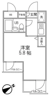 DOM登戸【3階】の間取り