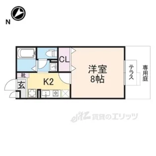 ピノヴェルデ【1階】の間取り