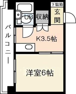 ニューてんま【5階】の間取り