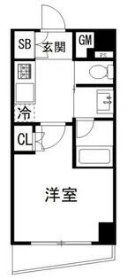 コンシェリア文京大塚【9階】の間取り