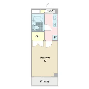 あかるハイム17【4階】の間取り