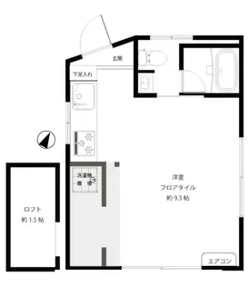 ボンメゾン【1階】の間取り