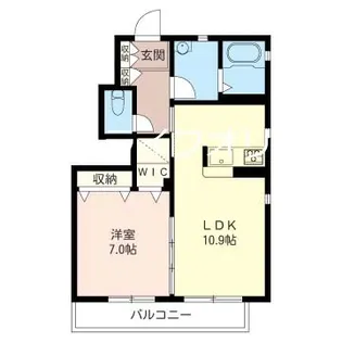 ビルネブリューテ【1階】の間取り