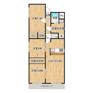 ラベンダーファーム富士河口湖【1階】の間取り