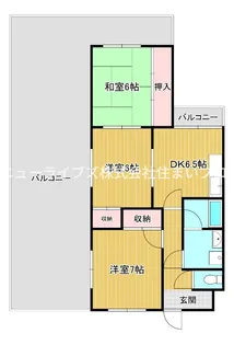 リバーサイド仁和寺【4階】の間取り