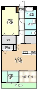 香月マンション【4階】の間取り
