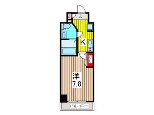 MAXIV西川口AZ DUE【8階】の間取り