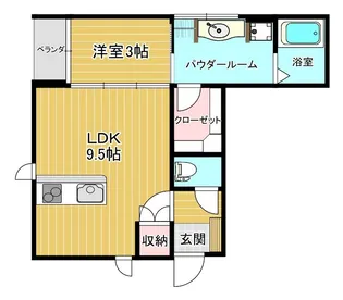 Moem(モエム)【1階】の間取り