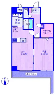 グリシーナ東戸塚【4階】の間取り