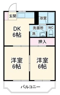 CastleスリーエースII【4階】の間取り