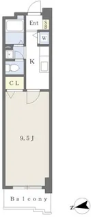ドルチェ水前寺【3階】の間取り