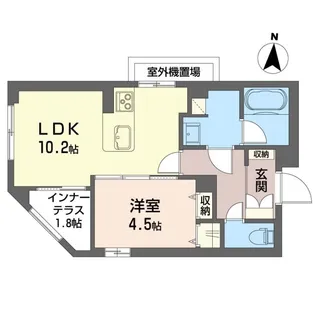 ベルフォーレII【4階】の間取り