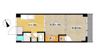 湯の砂ビル【1階】の間取り