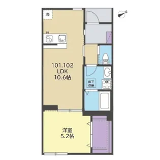 グローブテラス金沢文庫【1階】の間取り
