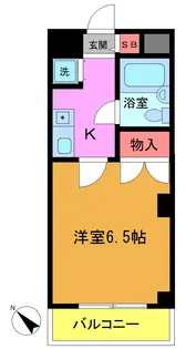 サクシード行徳【4階】の間取り
