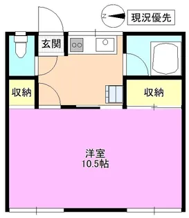渡辺ハイツC棟【2階】の間取り