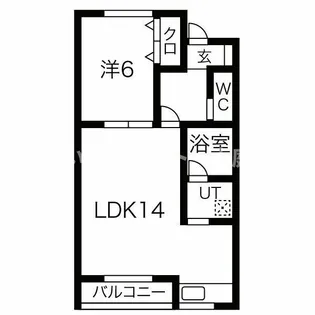 スコットハウス【1階】の間取り