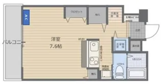 ヴィラ・ハーモニー中目黒【2階】の間取り