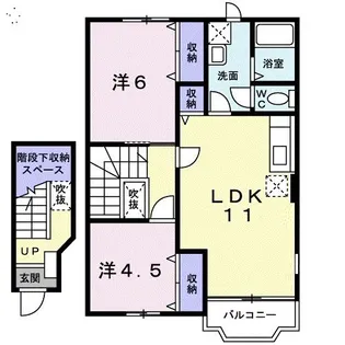 フィールドストーンII【2階】の間取り