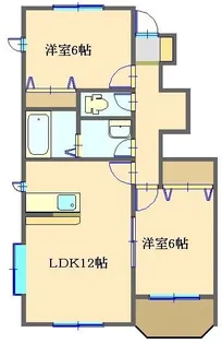 モンテ・レーヴC【1階】の間取り