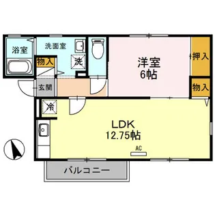 セジュールアイジョワ【1階】の間取り