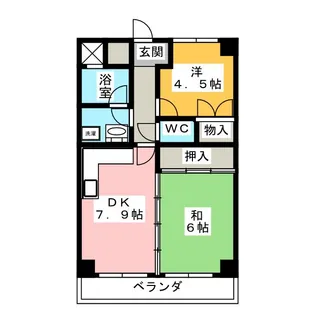シェマリー香南【4階】の間取り