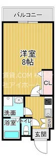 リヴィアス大阪EAST(旧:BADGE北巽)【3階】の間取り