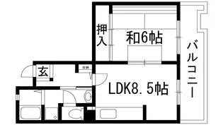 アルビス寺本9号棟【2階】の間取り