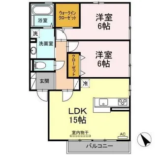 エトワール 三浦【2階】の間取り