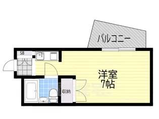 OMレジデンス上新庄駅前【2階】の間取り