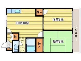 メゾン16条【2階】の間取り