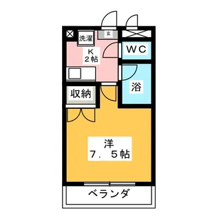 ルミナス神宮【5階】の間取り