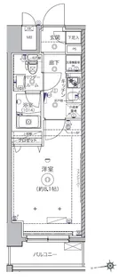 クレイシア秋葉原【8階】の間取り