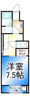 ジュラフ B【1階】の間取り