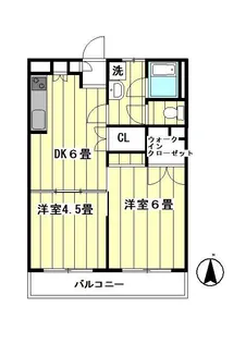 フラッツ目白【2階】の間取り