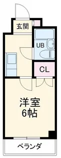 セザール名古屋【8階】の間取り
