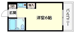 エムロード豊秀【4階】の間取り