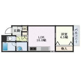 PARADISO熊本駅前【3階】の間取り