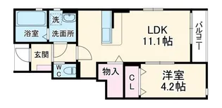 エスペランサ【1階】の間取り