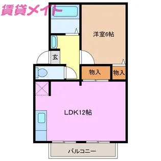 GYハイツ【2階】の間取り