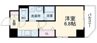 ライジングハウスゴテン【4階】の間取り