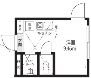 カーサシルク【2階】の間取り